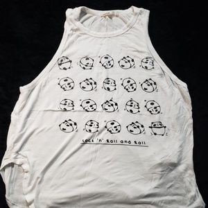 Cute Panda Tank Top